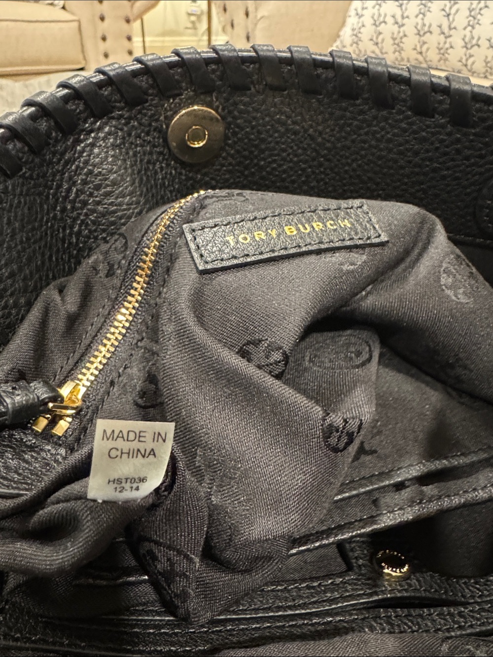 Tory Burch Bag Marion Convertible Black Leather Chain Crossbody Shoulder Bag - Picture 15 of 17